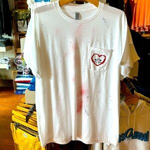 Love Skulls Tshirt by Dave Juan/Dkat. Super soft high quality Tshirt
